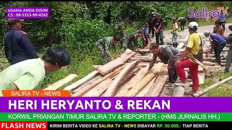 Tni Dan Warga Bahu Membahu Perbaiki Akses Jalan Rusak Video Dailymotion