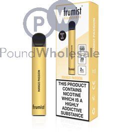 Wholesale Frumist Disposable Vape Pod Mango Passion Mg Pound Wholesale