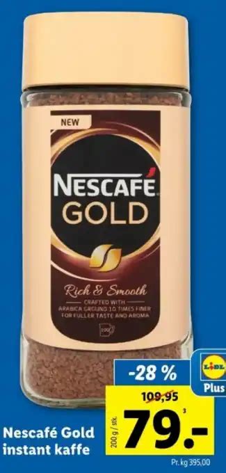 Nescaf Gold Instant Kaffe Tilbud Hos Lidl