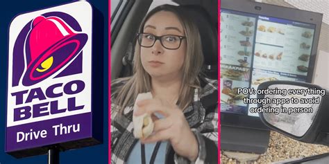 Taco Bell Customer Orders Through App While In Drive Thru