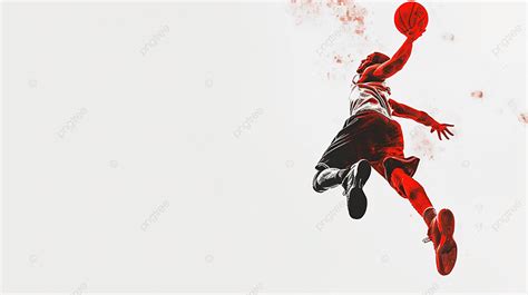 Basketball Player Silhouette Jumping Background, Basketball, Ball, Sport Background Image And ...