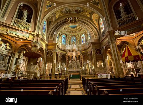 Interior of Our Lady of Victory Basilica is a Catholic parish church ...