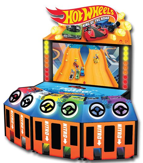 Hot Wheels 6-player Racing Arcade Game - Video Amusement Rental