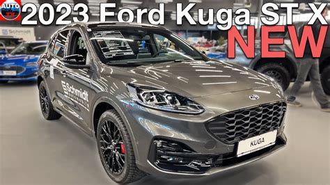 NEW 2023 Ford Kuga ST Line X PHEV REVIEW Exterior Interior YouTube