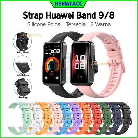 Jual Strap Huawei Band Polos Tali Jam Huawei Band Silicone