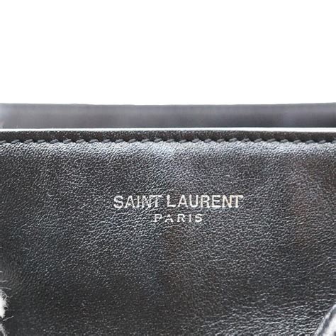 SAINT LAURENT Festival Fringe Backpack Black Leather Gem