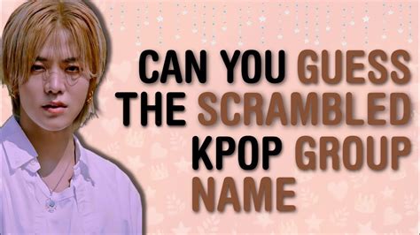 GUESS THE SCRAMBLED KPOP GROUP NAMES KPOP GAMES YouTube