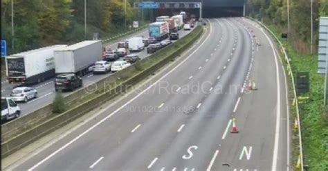 M25 Crash Causes Traffic Delays For Seven Hours Essex Live