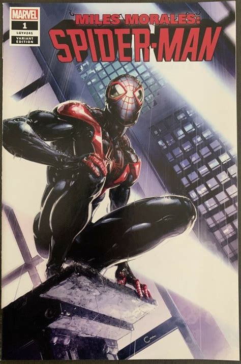 Miles Morales Spider Man 1 Clayton Crain Trade Variant NM Spider