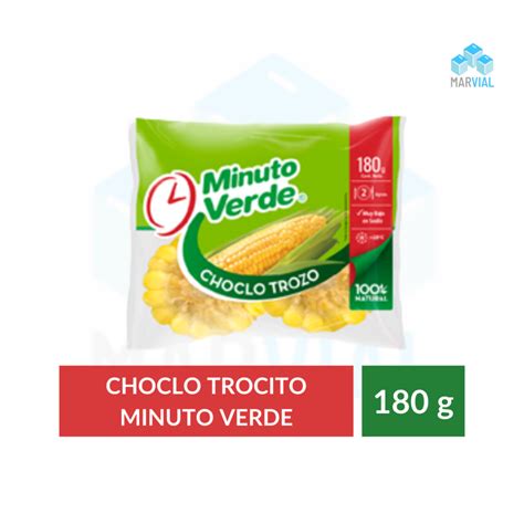 CHOCLO TROCITO 4 UN MINUTO VERDE Distrubuidora Marvial