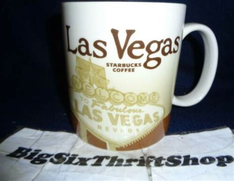 Starbucks Coffee Las Vegas Oz Global Icon Mug Cup Welcome Sign