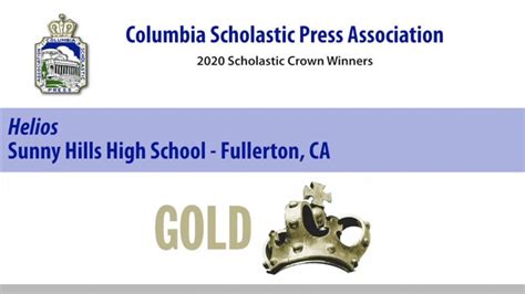 Columbia Scholastic Press Association Taps 2018 2019 Helios Yearbook