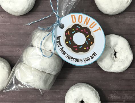 Easy Donut Valentines Printable Tags Mama Cheaps®