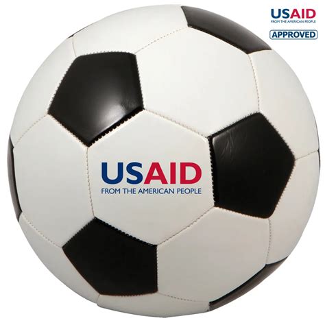 Usaid English Regulation Size Black And White Soccer Ball Usaid E Store