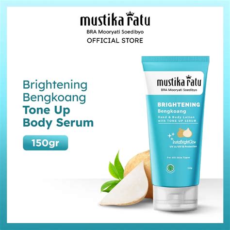 Mustika Ratu Brightening Bengkoang Tone Up Body Serum Gr Lazada