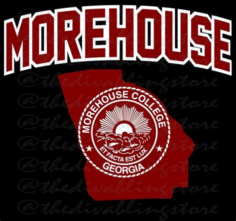 Morehouse College Curved Svg file | Etsy