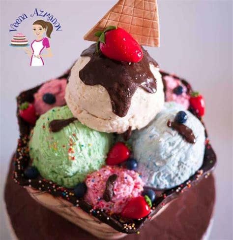 Ice Cream Sundae Cake Tutorial Veena Azmanov