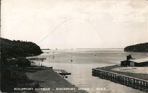 Rockport Harbor Maine Postcard