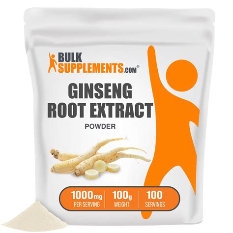 Ginseng Root Extract Powder 1000mg Korean Ginseng Panax Ginseng 100g