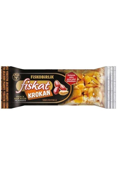 Fiskobirlik Fiskat Yer Fıstıklı Krokan 25 li 30 G 25 Adet Fiyatı