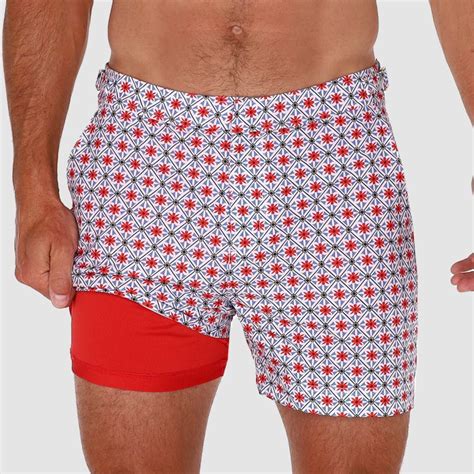 Luxury Mens Swim Trunks With 45 Inch Inseam Avalon Del Rey