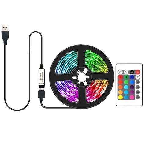 Kit Banda Led Rgb Ywx Telecomanda Cu Infrarosu Culori