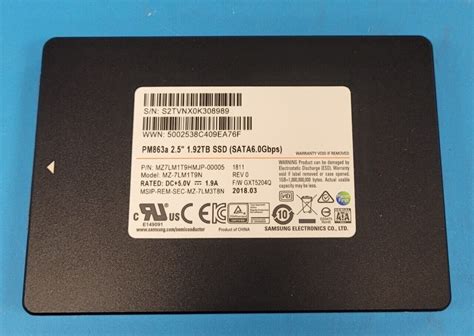 Samsung Pm A Tb Mz Lm T Hmjp Gb Datacenter Enterprise Sata