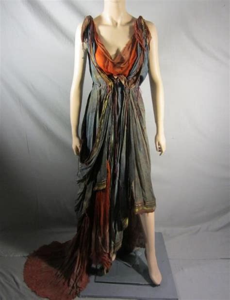 Spartacus Laeta Anna Hutchison Screen Worn Roman Dress Ep Coa