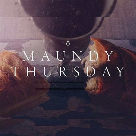 Maundy Thursday Worship | Holy Week Worship Service - Trinity Lutheran ...