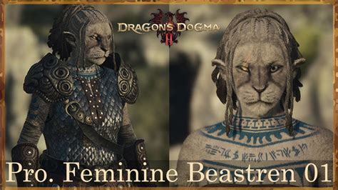 Dragons Dogma 2 Feminine Beastren 01 Pro Character Creator Youtube