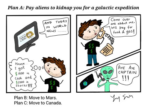 Comic Plan A Pay Aliens To Kidnap You For A Galactic Expedition