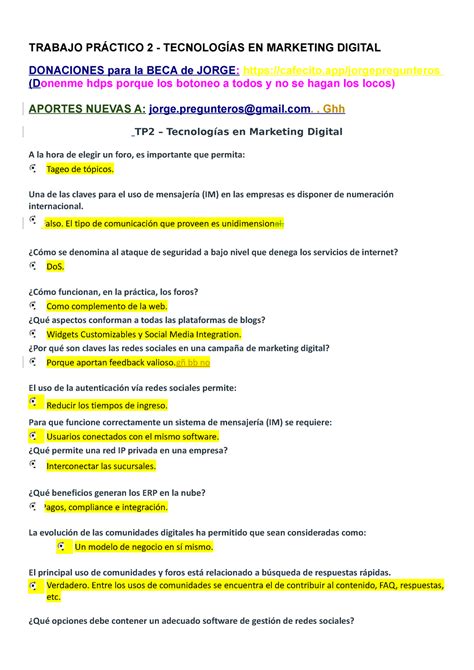 TP2 Tec MKT Digital 100 TRABAJO PRÁCTICO 2 TECNOLOGÍAS EN