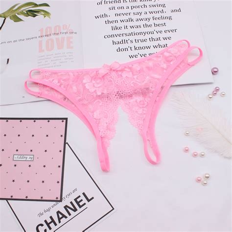 Jual Sexy Open Crotch Celana Dalam Wanita Lingerie Seksi Thong Size Besar Menawan Low Waist G