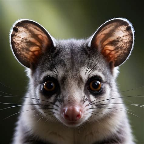 The Essence Of Grace A Close Up Of The Western Ringtail Possum Stock