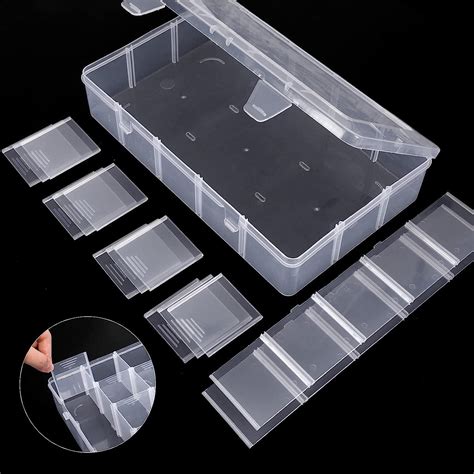 Sghuo Pack Grids Large Plastic Storage Box Organizer Box