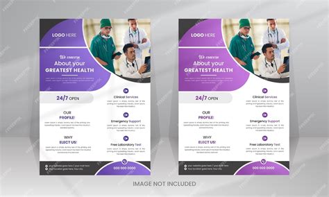 Premium Vector Greatest Health Flyer Design Template