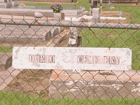 Durio Cemetery dans Louisiana Cimetière Find a Grave