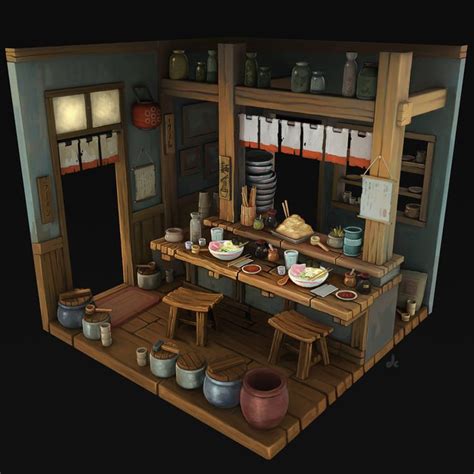 Japanese Ramen Shop Interior Design