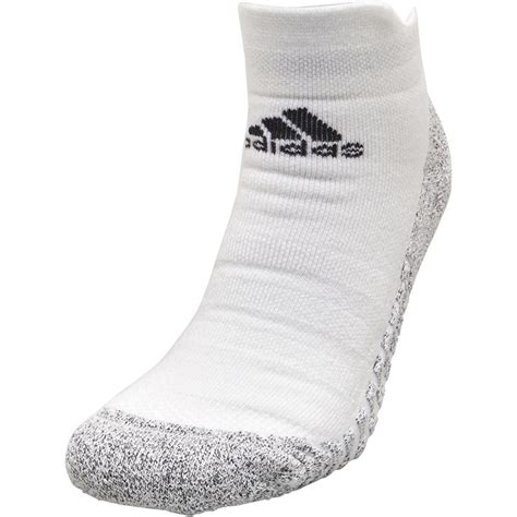 Buy Adidas Alphaskin Traxion Maximum Cushioning Ankle Socks White Black