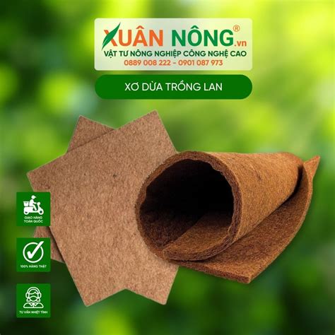 Thảm Xơ Dừa Trồng Lan