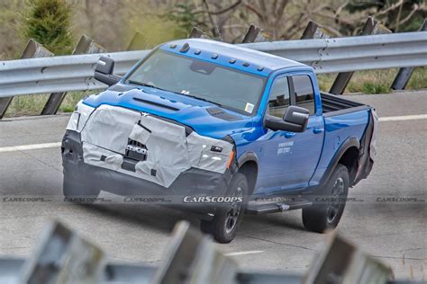 2025 Ram 2500 HD Rebel Hides Revised Styling In New Spy Shots | Carscoops