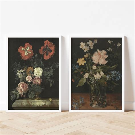 Vintage Flower Vases - Instant Printable Digital Download (Check Junk – nordicstyleart