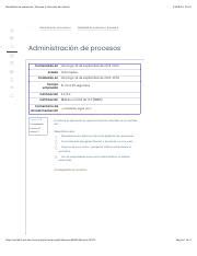 Modalidad De Ex Menes Semana Administracion De Procesos Pdf