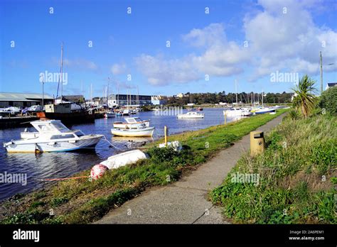 Inner harbour Ramsey Isle of Man Stock Photo - Alamy