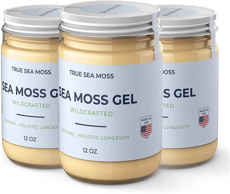 Trueseamoss Wildcrafted Irish Sea Moss Gel Nutritious Organic Raw Seamoss Rich In Minerals