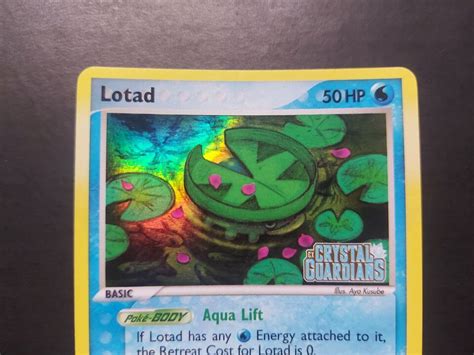 Pokemon Lotad 55 100 Common Reverse Holo Ex Crystal Guardians EBay