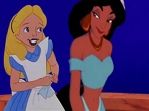 Jasmine And Alice Love 2png Disney Crossover Photo 39963577 Fanpop