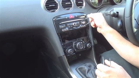 Radio Removal Peugeot 308 2007 Present JustAudioTips YouTube