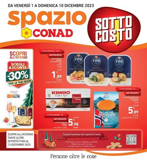 Volantino Spazio Conad Sottocosto Fino Al 10 12 Dal 1 12 2023