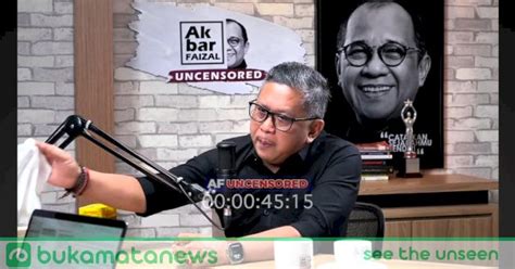 Sekjen PDIP Hasto Kristiyanto Menangis Di Podcast Akbar Faisal